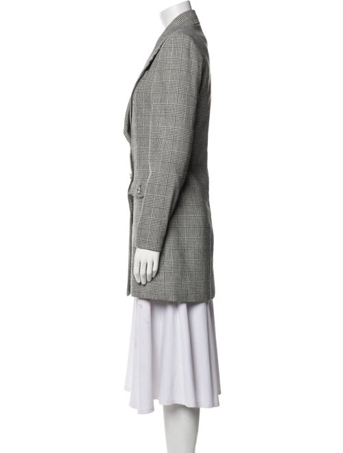 Fung Lan and Co. Houndstooth Print Peacoat