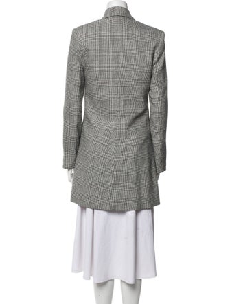 Fung Lan and Co. Houndstooth Print Peacoat