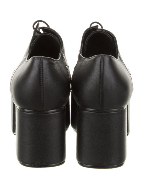 Flat Apartment Leather Studded Accents Mules