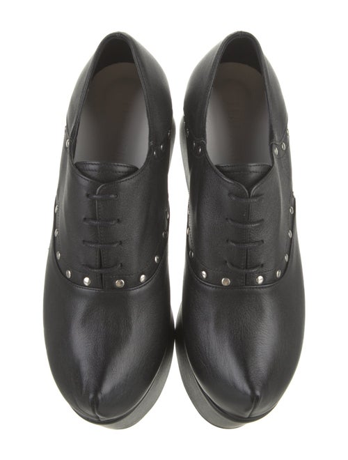 Flat Apartment Leather Studded Accents Mules