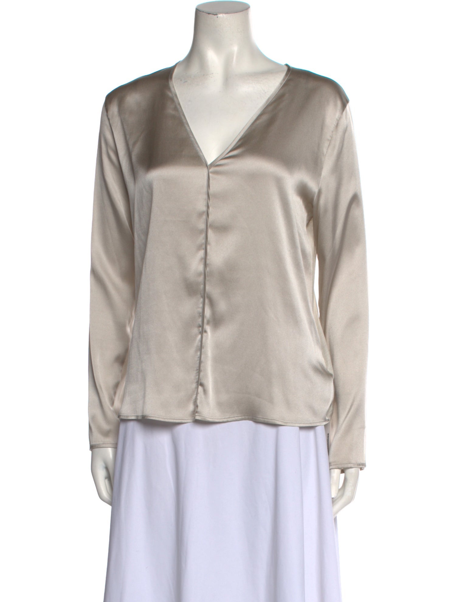 Falconeri Silk V-Neck Top