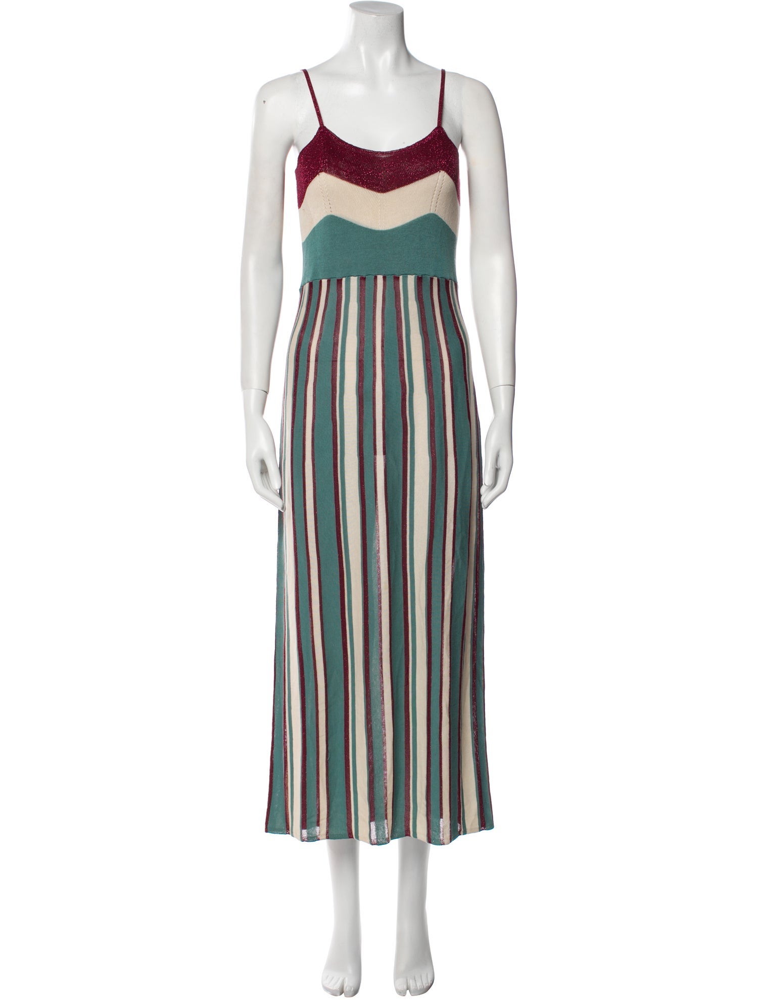 Falconeri Striped Long Dress