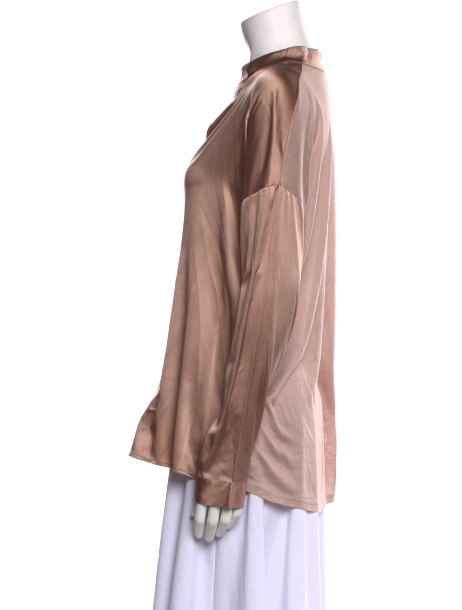 Falconeri Silk Cowl Neck Blouse w/ Tags