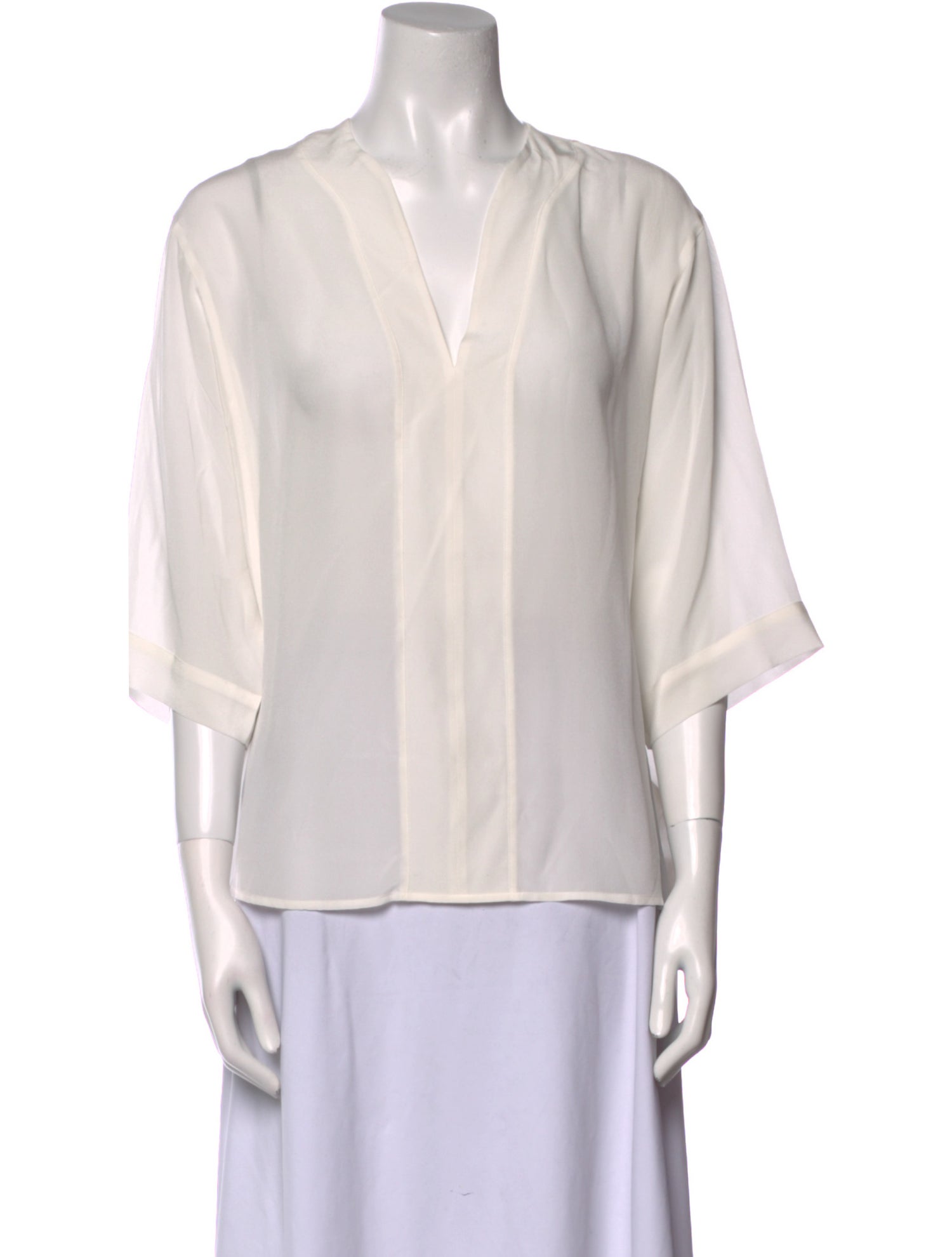 Falconeri Silk V-Neck Blouse
