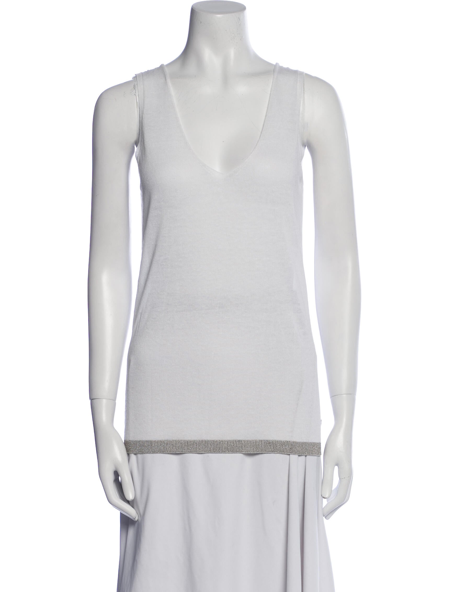Falconeri V-Neck Sleeveless Top