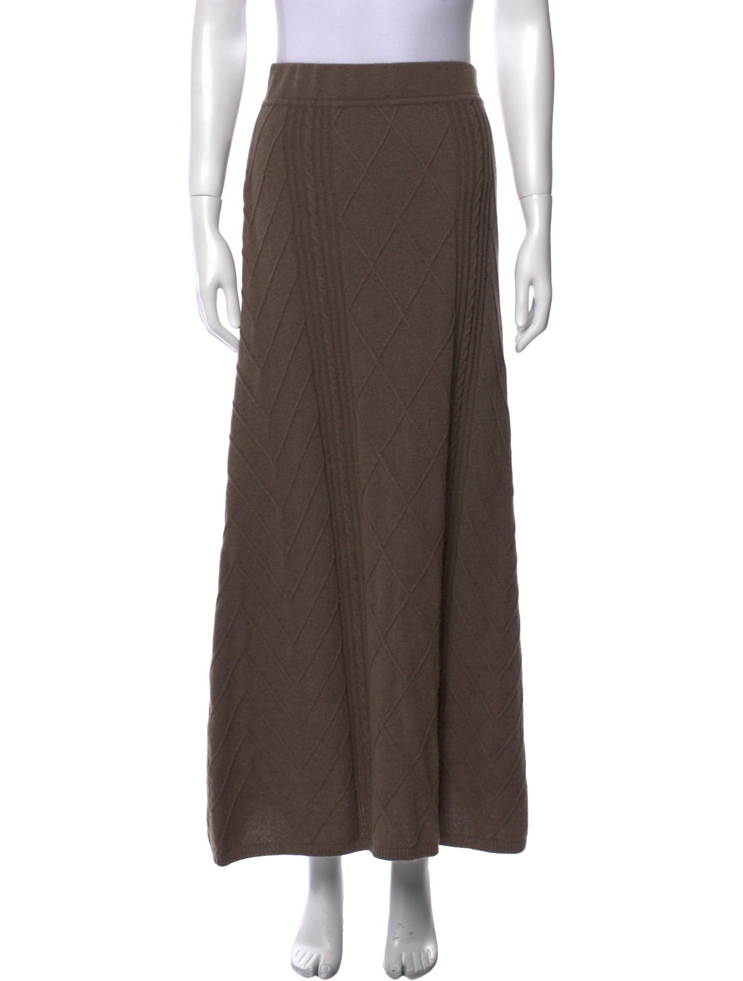Falconeri Cashmere Midi Length Skirt