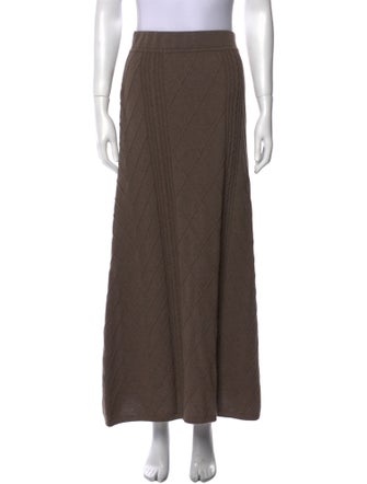 Falconeri Cashmere Midi Length Skirt