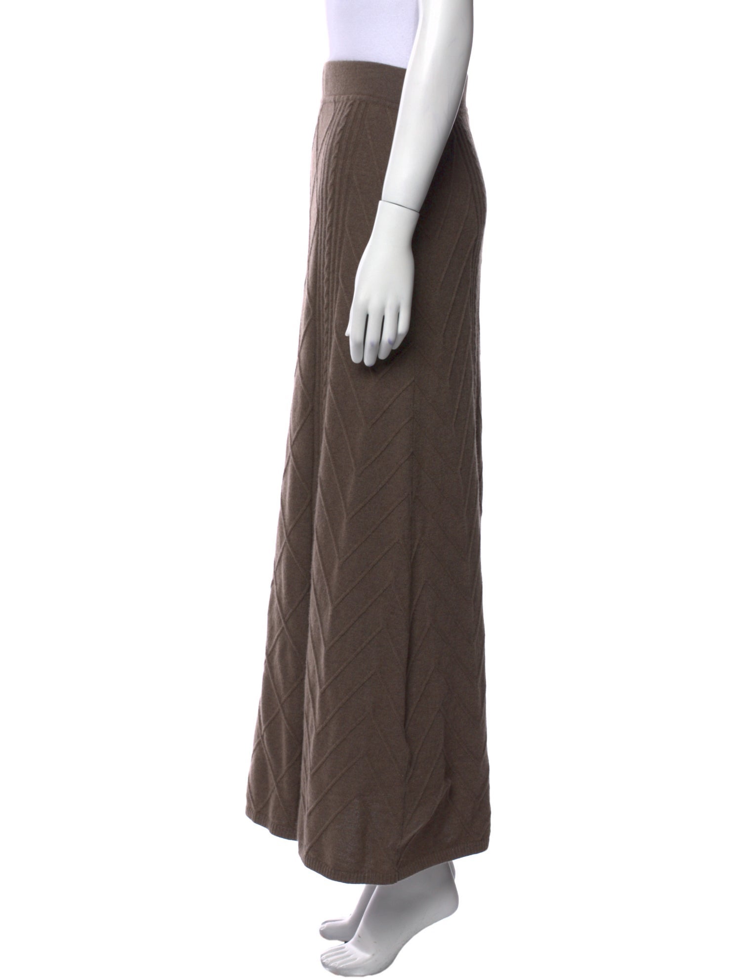 Falconeri Cashmere Midi Length Skirt