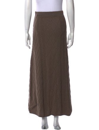 Falconeri Cashmere Midi Length Skirt