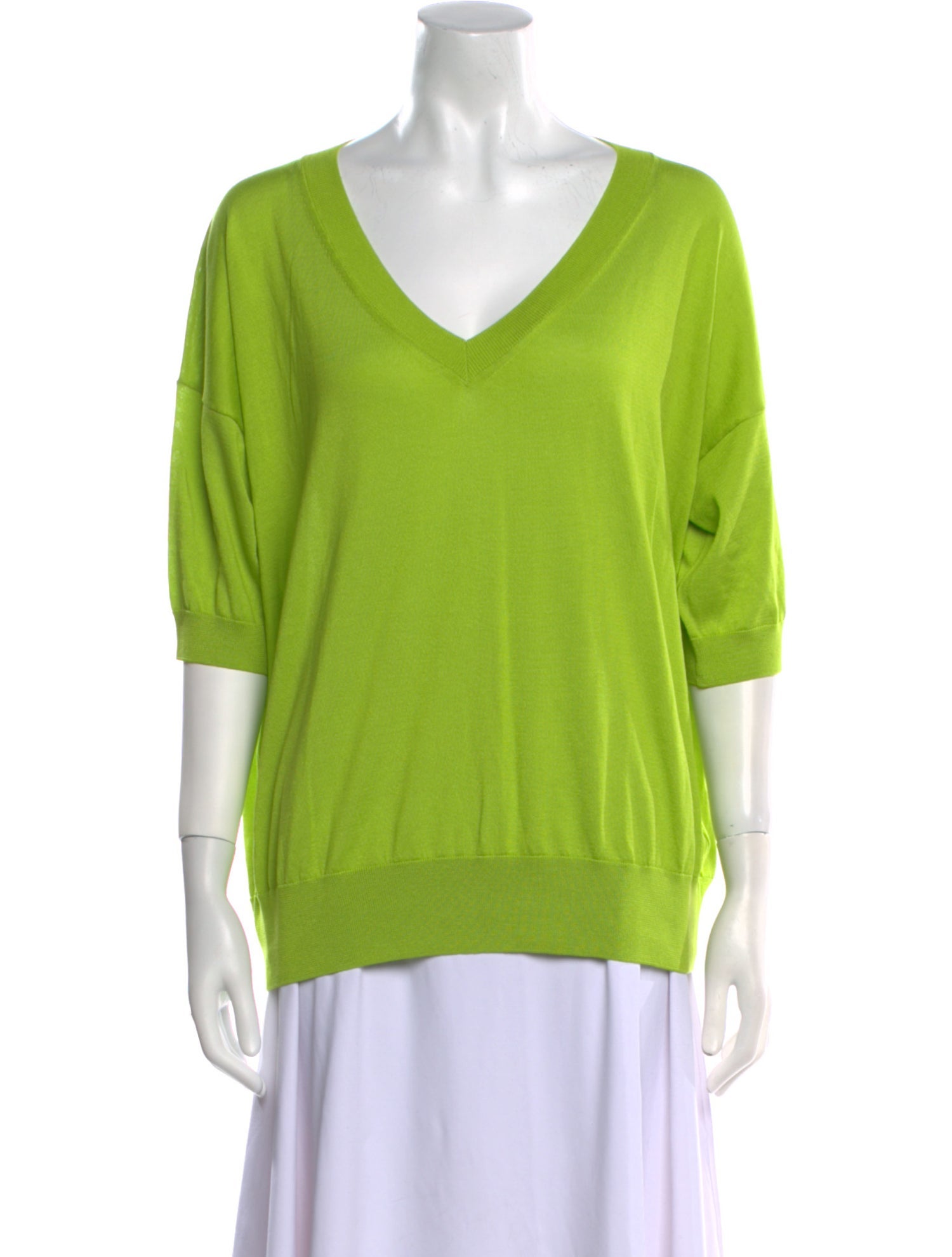 Falconeri Silk V-Neck Sweater