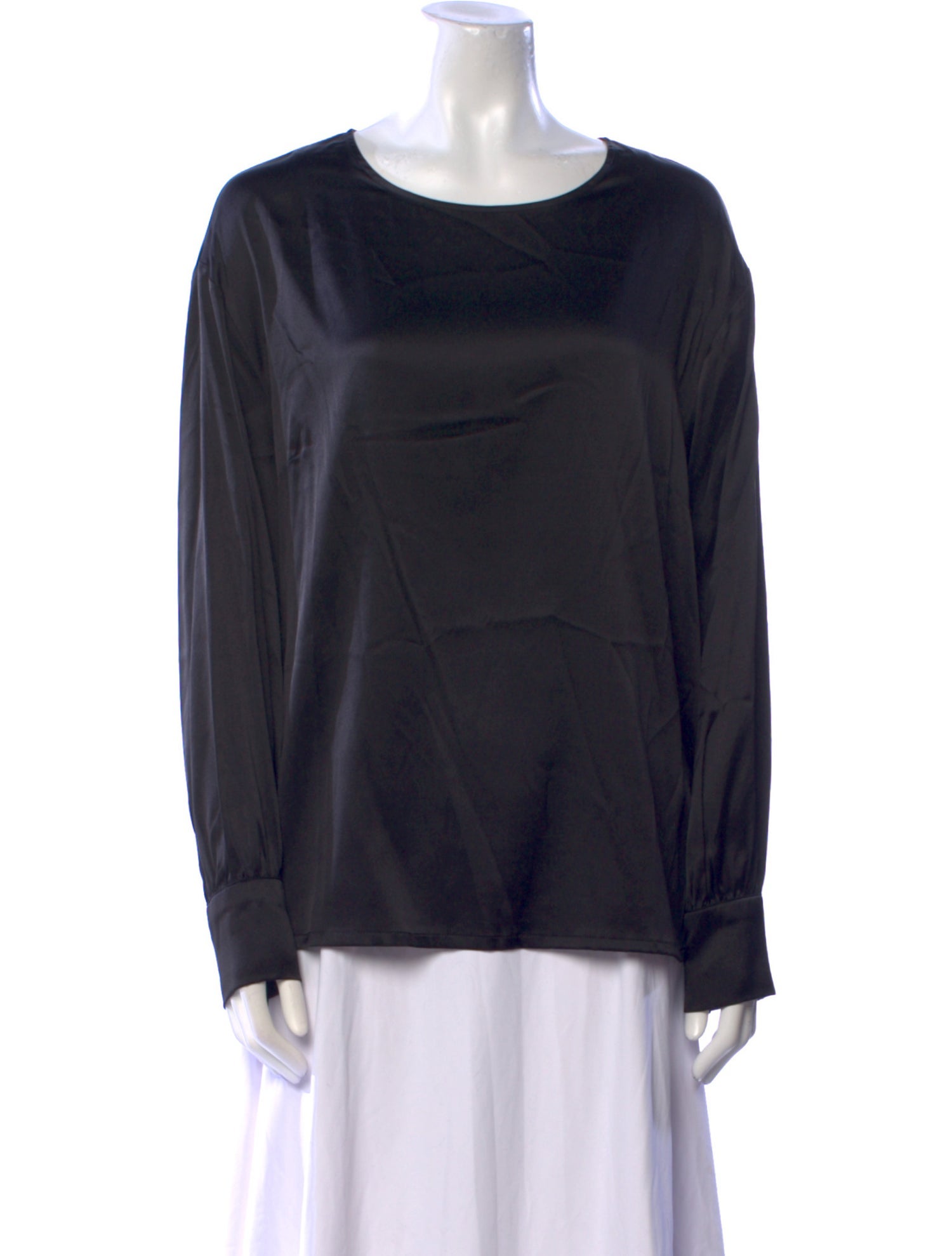 Falconeri Silk Scoop Neck Blouse