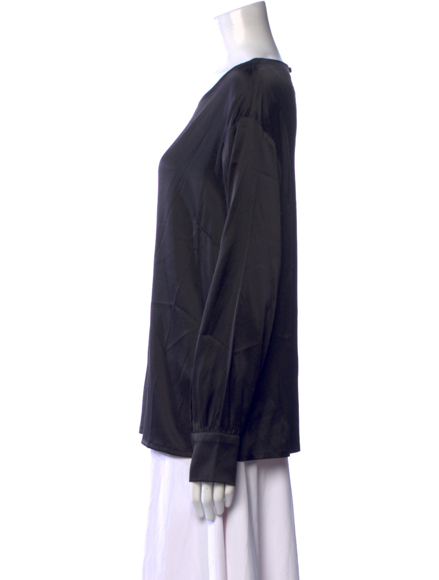 Falconeri Silk Scoop Neck Blouse