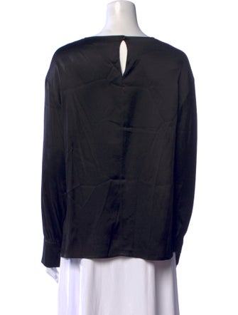 Falconeri Silk Scoop Neck Blouse