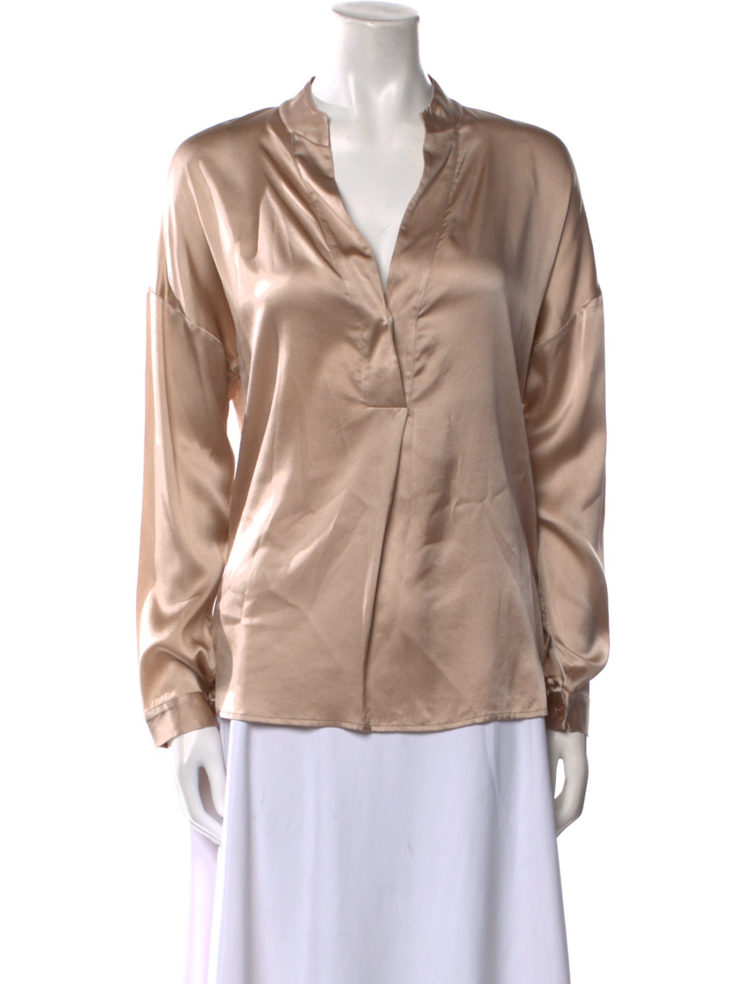 Falconeri Silk V-Neck Blouse