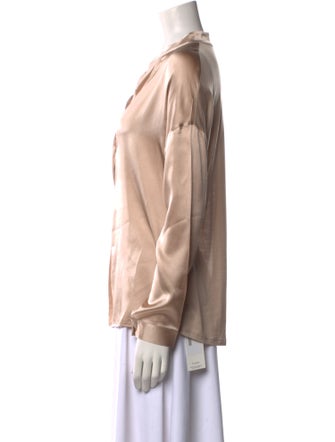 Falconeri Silk V-Neck Blouse