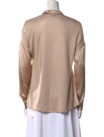 Falconeri Silk V-Neck Blouse