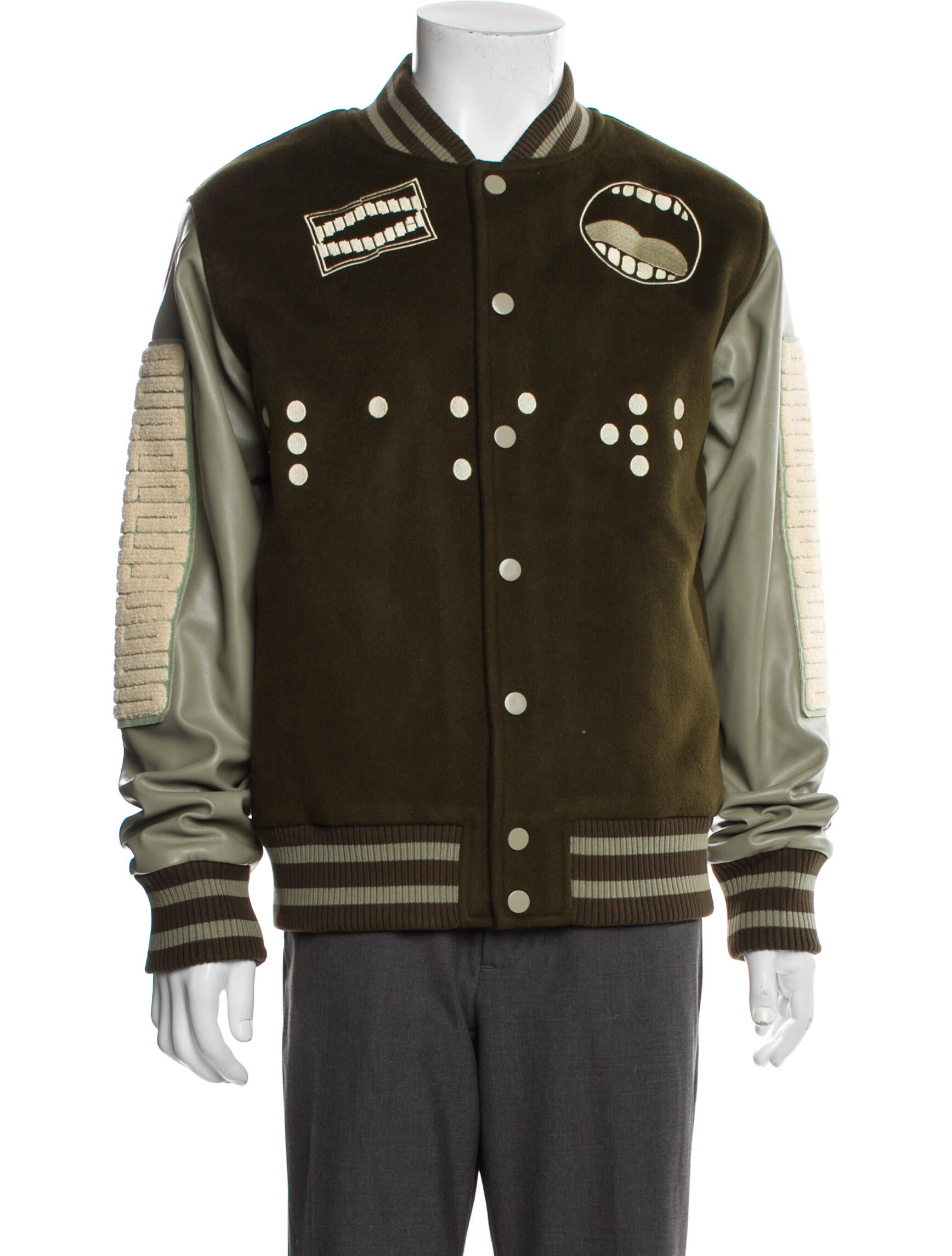 FLAN Labs Printed Varsity Jacket