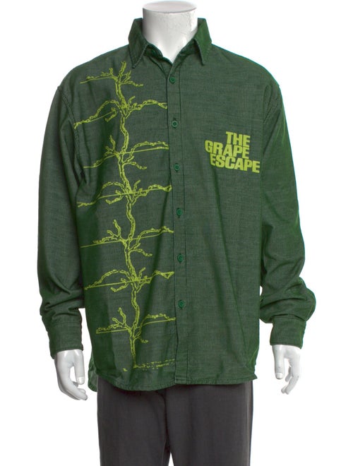 FLAN Labs Graphic Print Long Sleeve Shirt