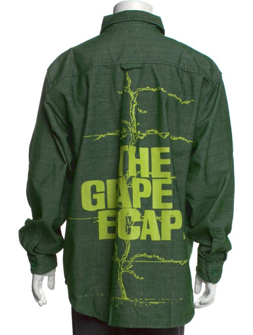 FLAN Labs Graphic Print Long Sleeve Shirt