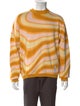 FLAN Labs Striped Mock Neck Pullover