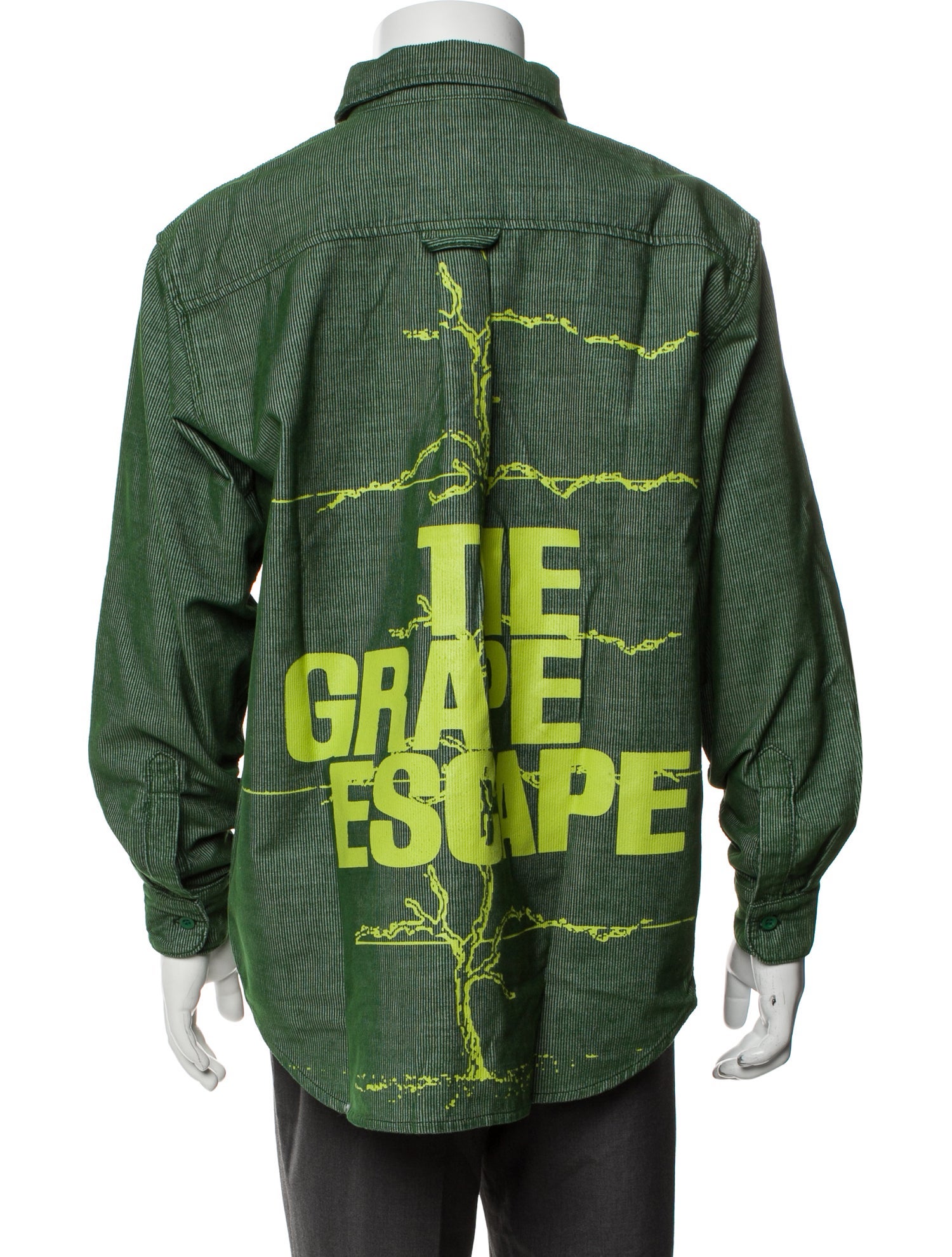 FLAN Labs Striped Long Sleeve Denim Shirt w/ Tags