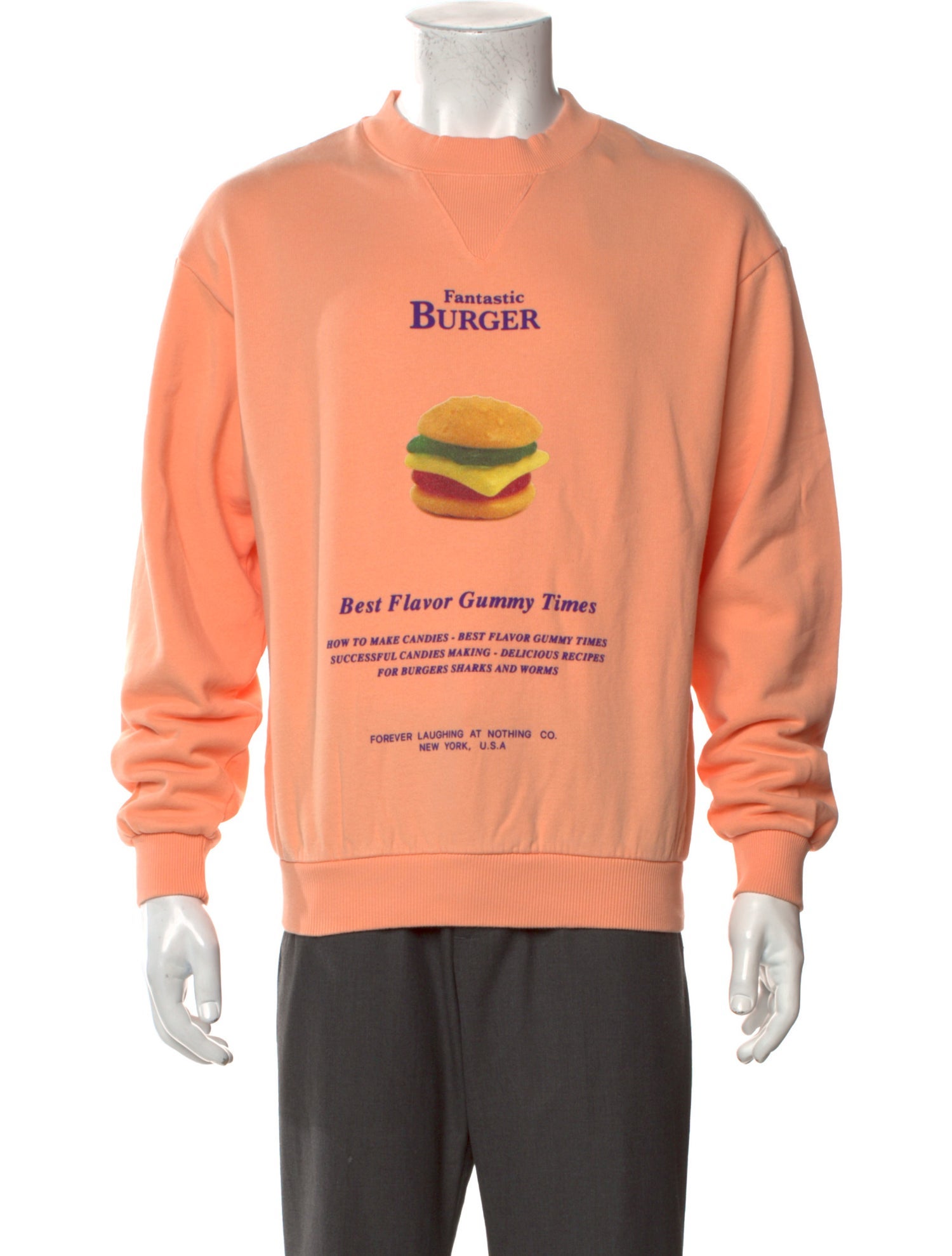 FLAN Labs Printed Crew Neck Sweatshirt w/ Tags