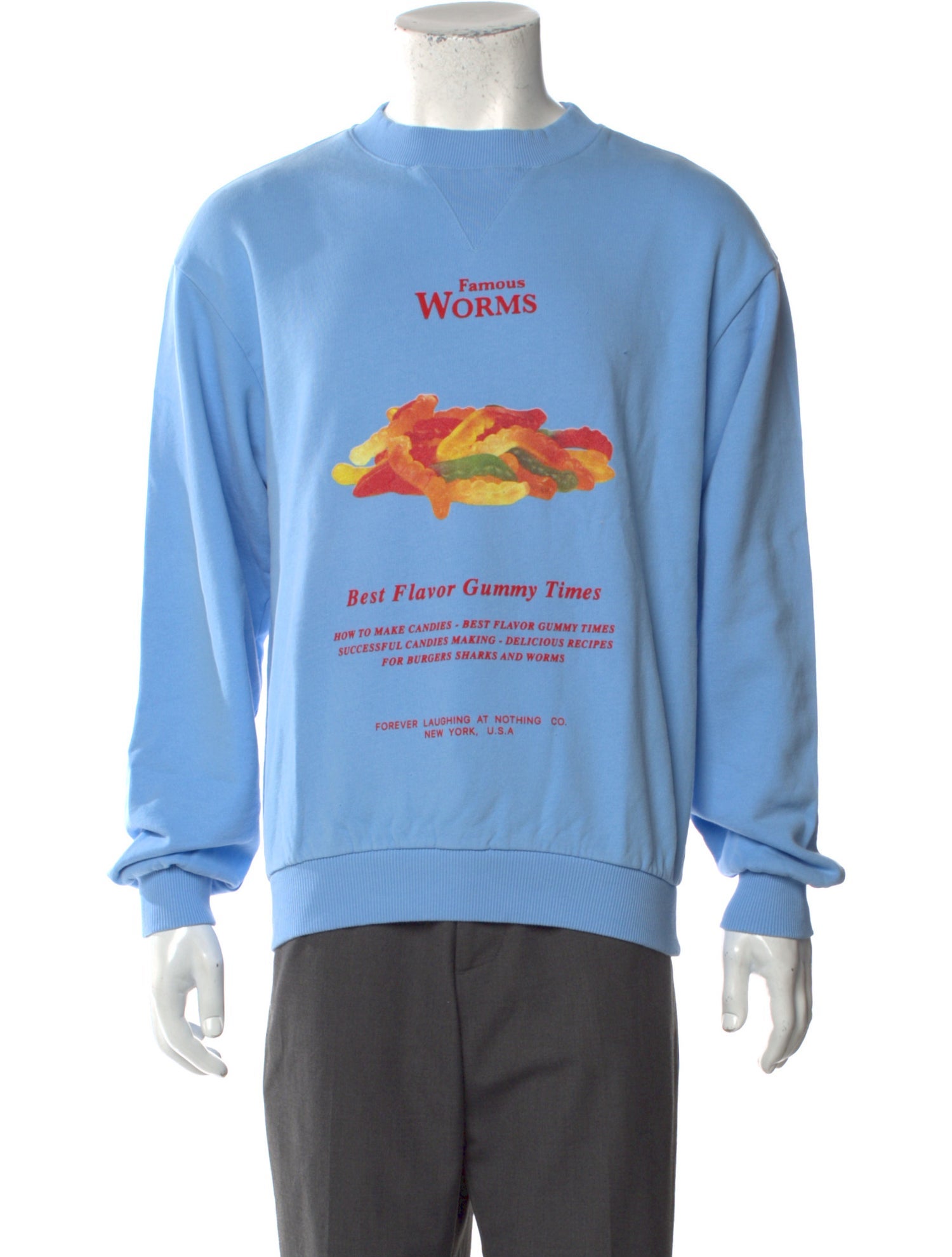 FLAN Labs Graphic Print Crew Neck Sweatshirt w/ Tags