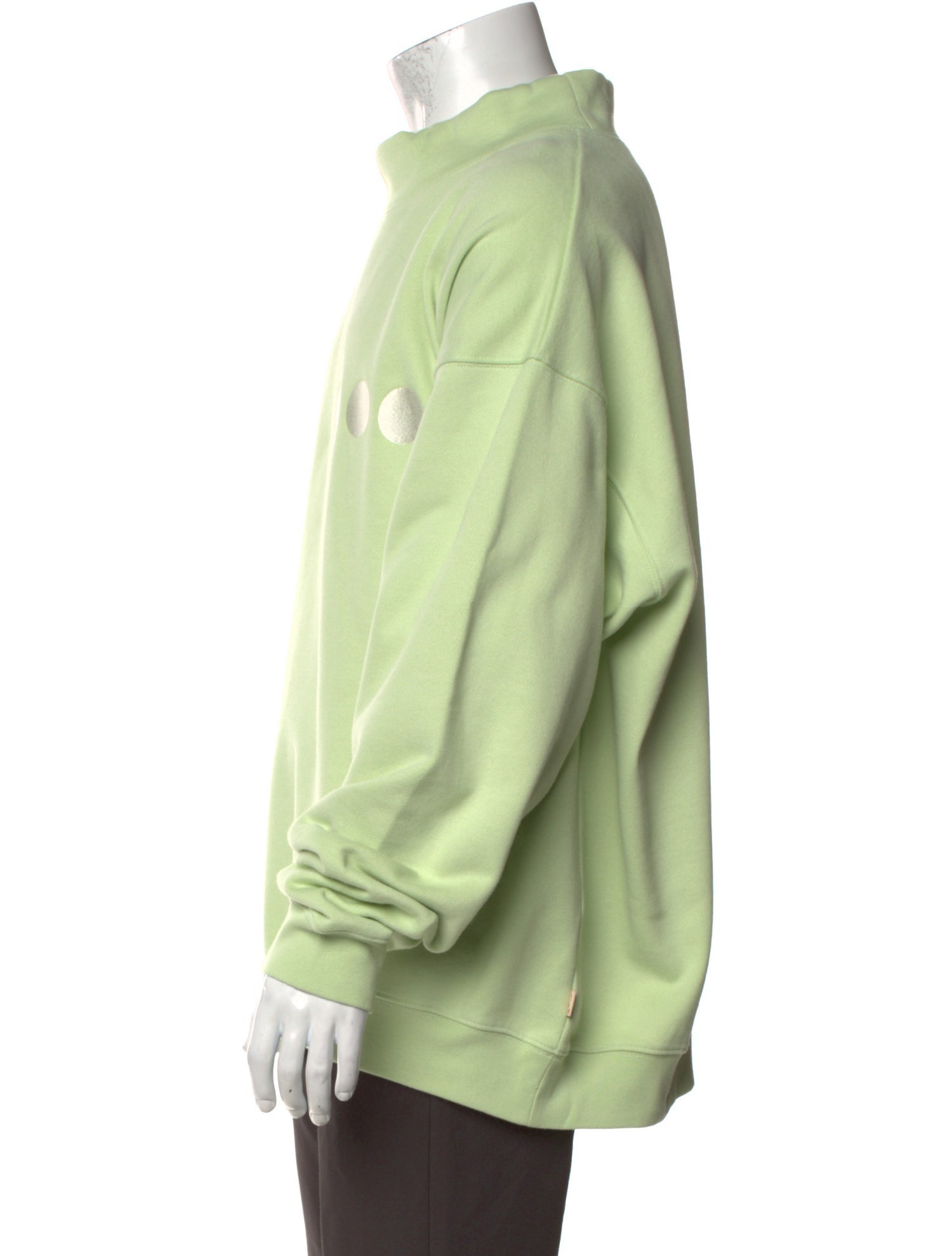 FLAN Labs Mock Neck Long Sleeve Sweatshirt