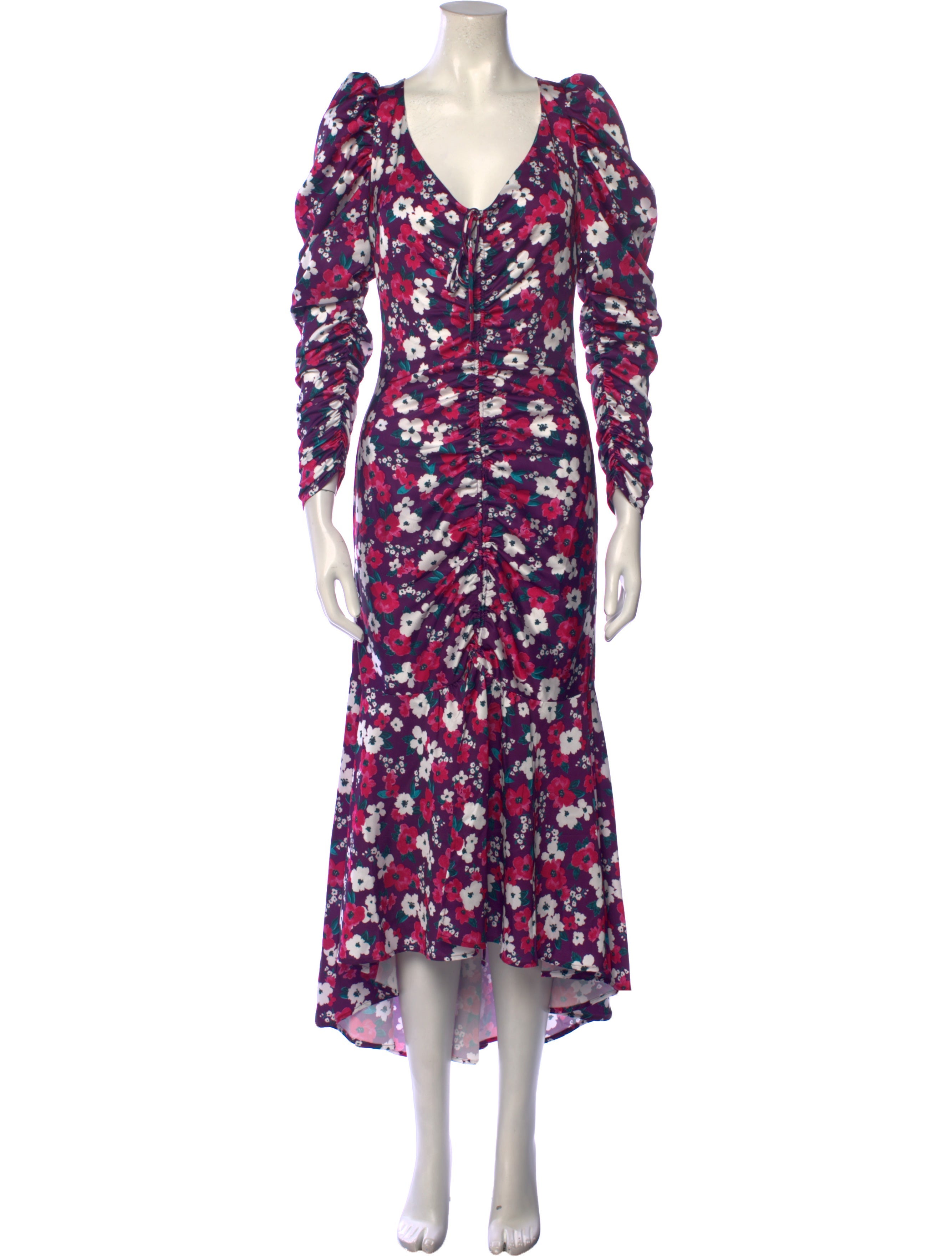 For Love & Lemons Floral Print Long Dress