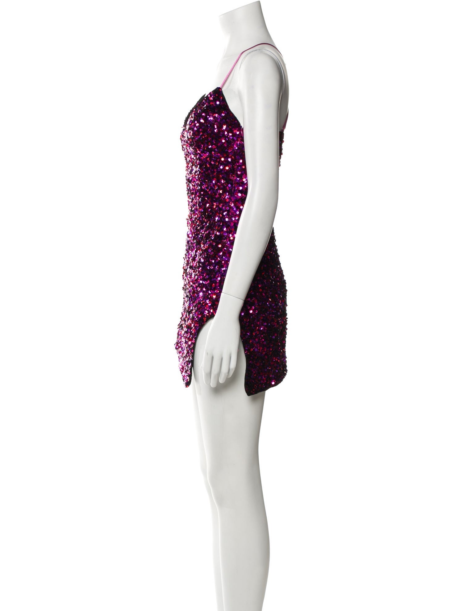 For Love & Lemons V-Neck Mini Dress