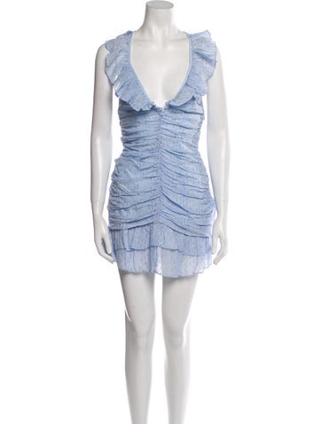 For Love & Lemons Dresses V-Neck Mini Dress L