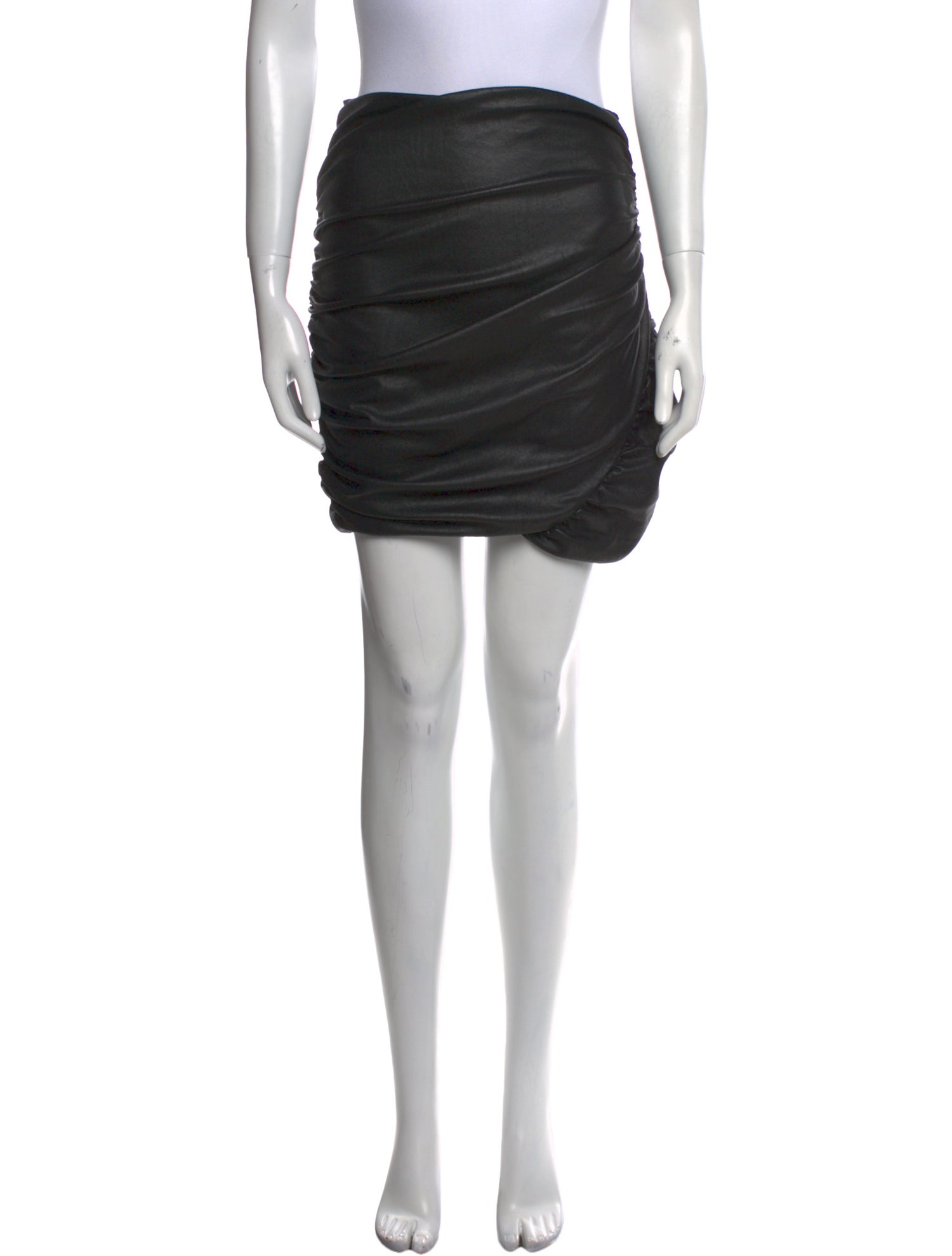 For Love & Lemons Pleated Accents Mini Skirt