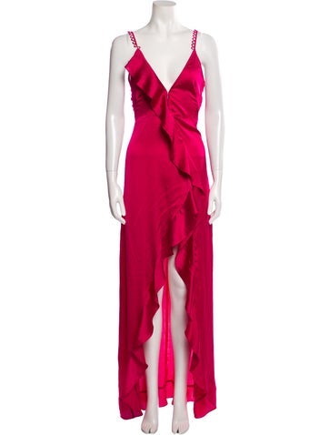 For Love & Lemons Dresses Plunge Neckline Long Dress L