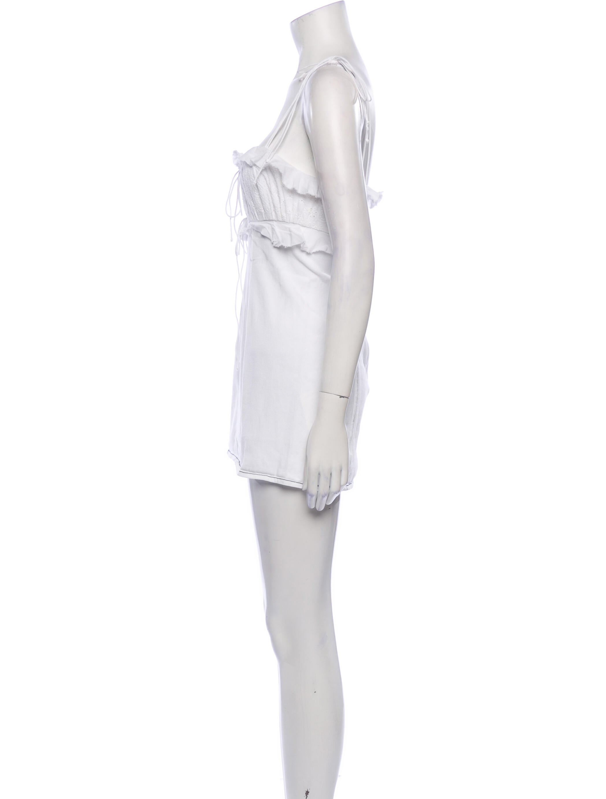 For Love & Lemons Square Neckline Mini Dress