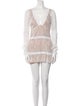 For Love & Lemons Lace Pattern Mini Dress