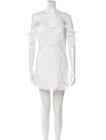 For Love & Lemons Dresses Strapless Mini Dress L