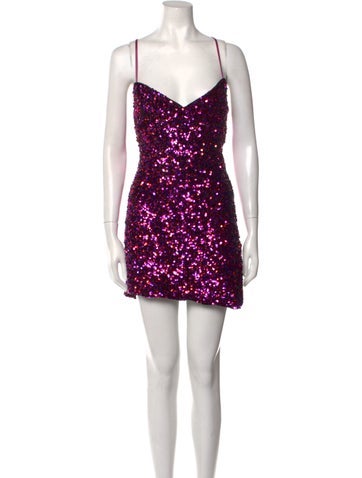 For Love & Lemons Dresses V-Neck Mini Dress L