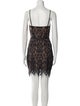 For Love & Lemons Lace Pattern Mini Dress