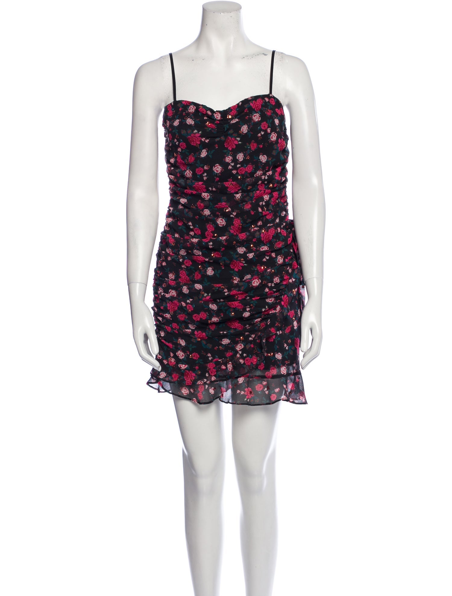 For Love & Lemons Floral Print Mini Dress