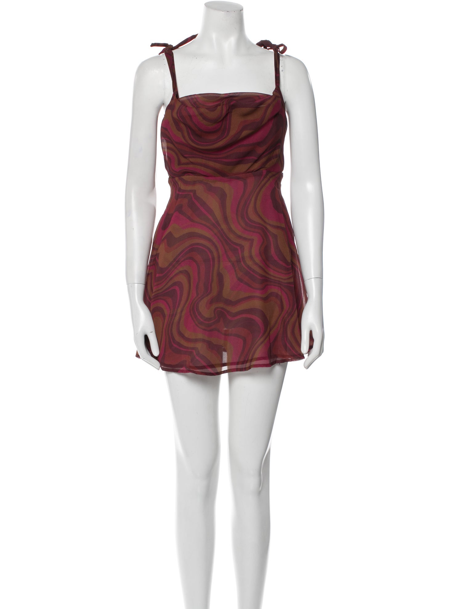 For Love & Lemons Printed Mini Dress