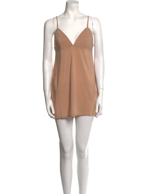 For Love & Lemons V-Neck Mini Dress