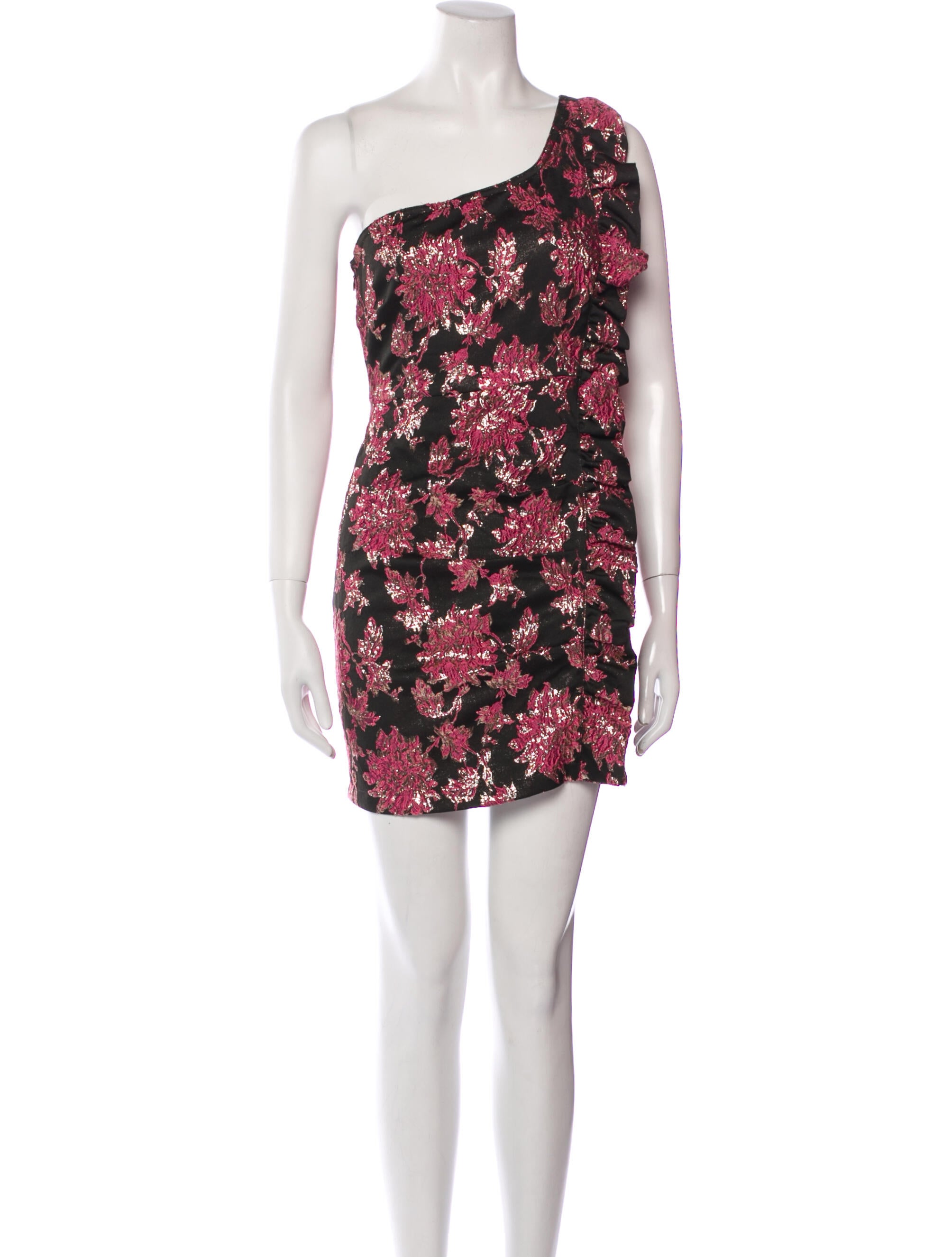 For Love & Lemons Floral Print Mini Dress