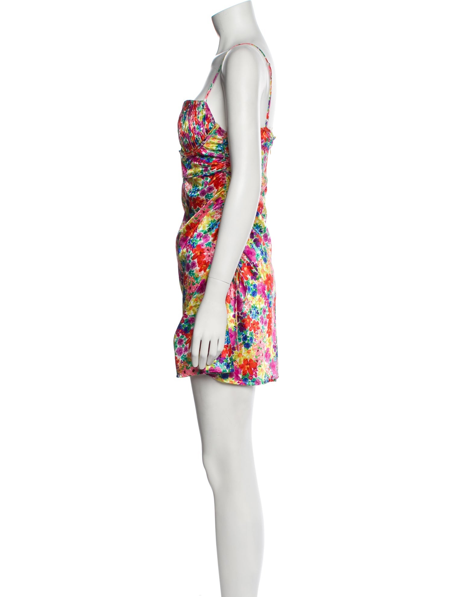 For Love & Lemons Floral Print Mini Dress