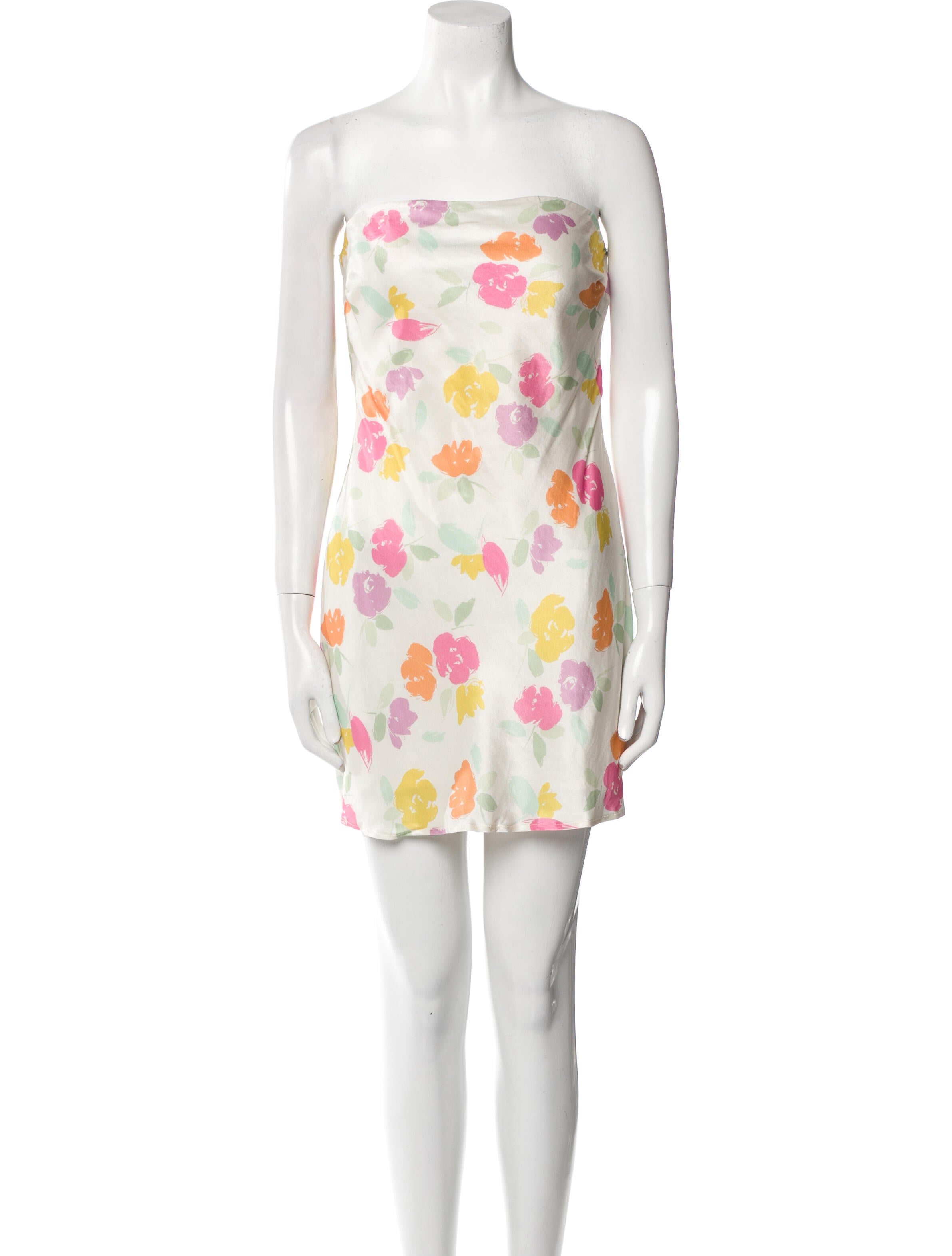 For Love & Lemons Floral Print Mini Dress