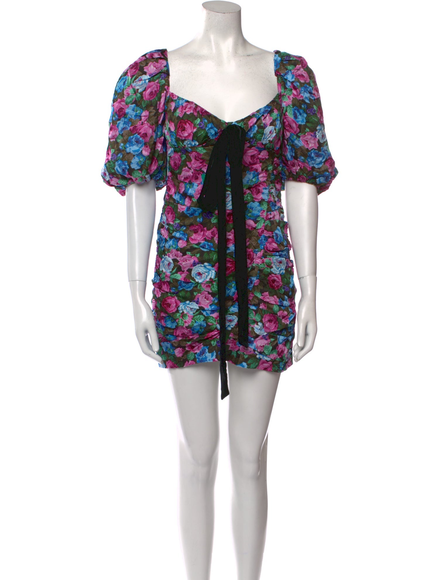 For Love & Lemons Floral Print Mini Dress