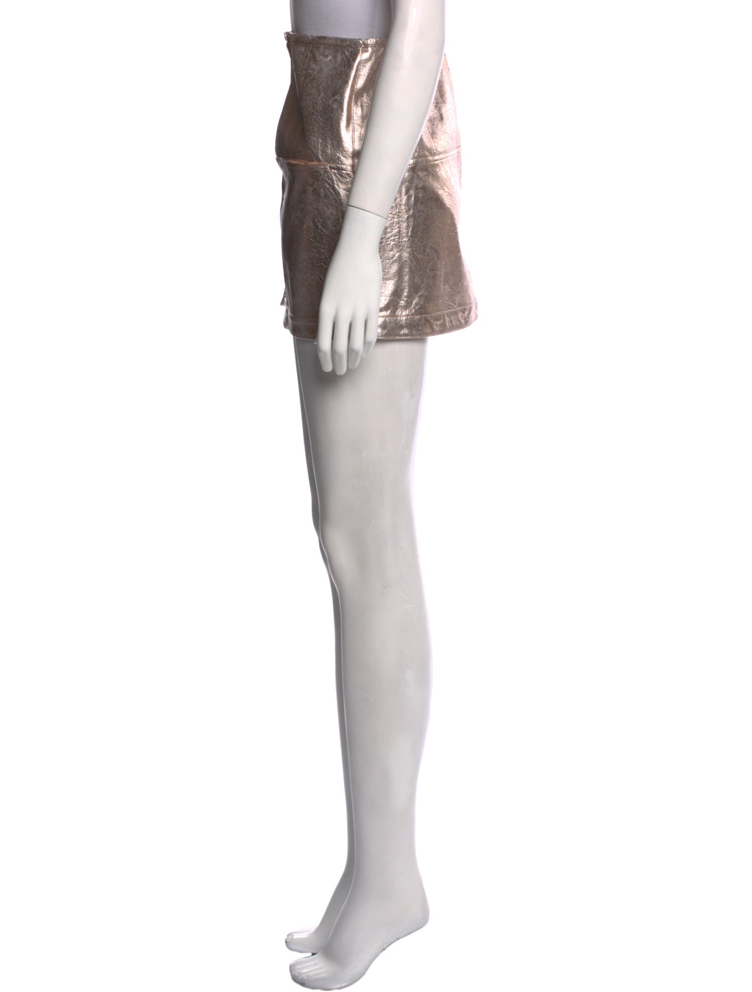 For Love & Lemons Faux Leather Mini Skirt