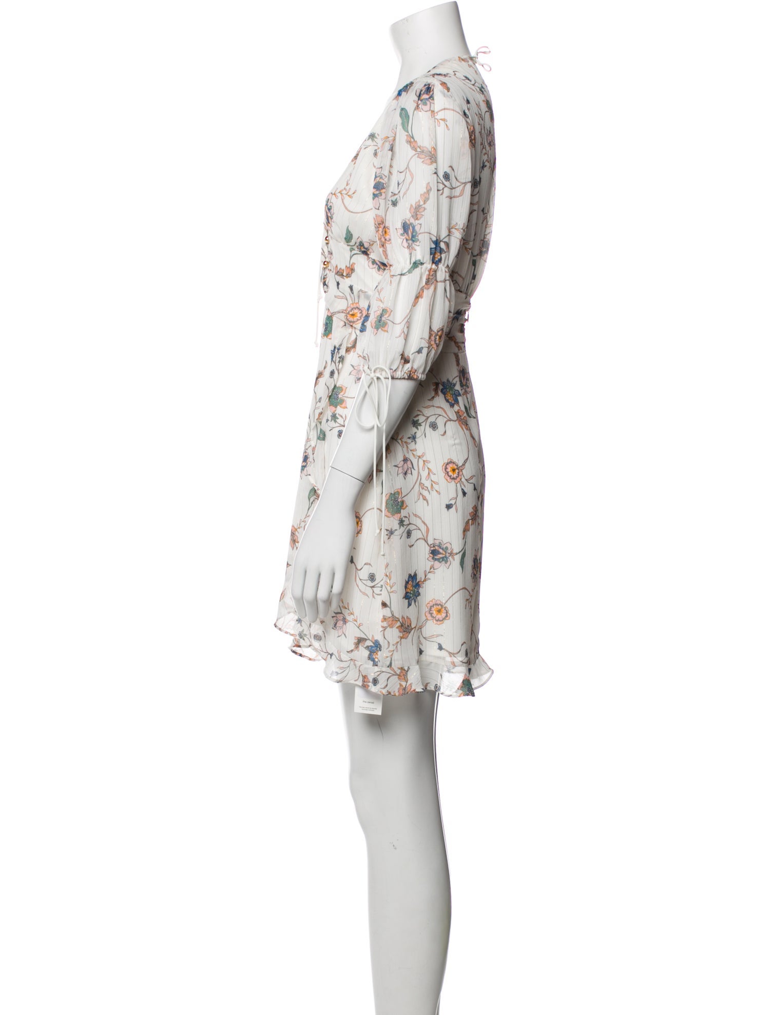 For Love & Lemons Floral Print Mini Dress