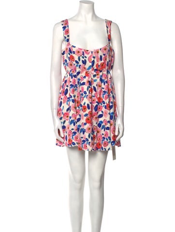 For Love & Lemons Dresses Floral Print Mini Dress M
