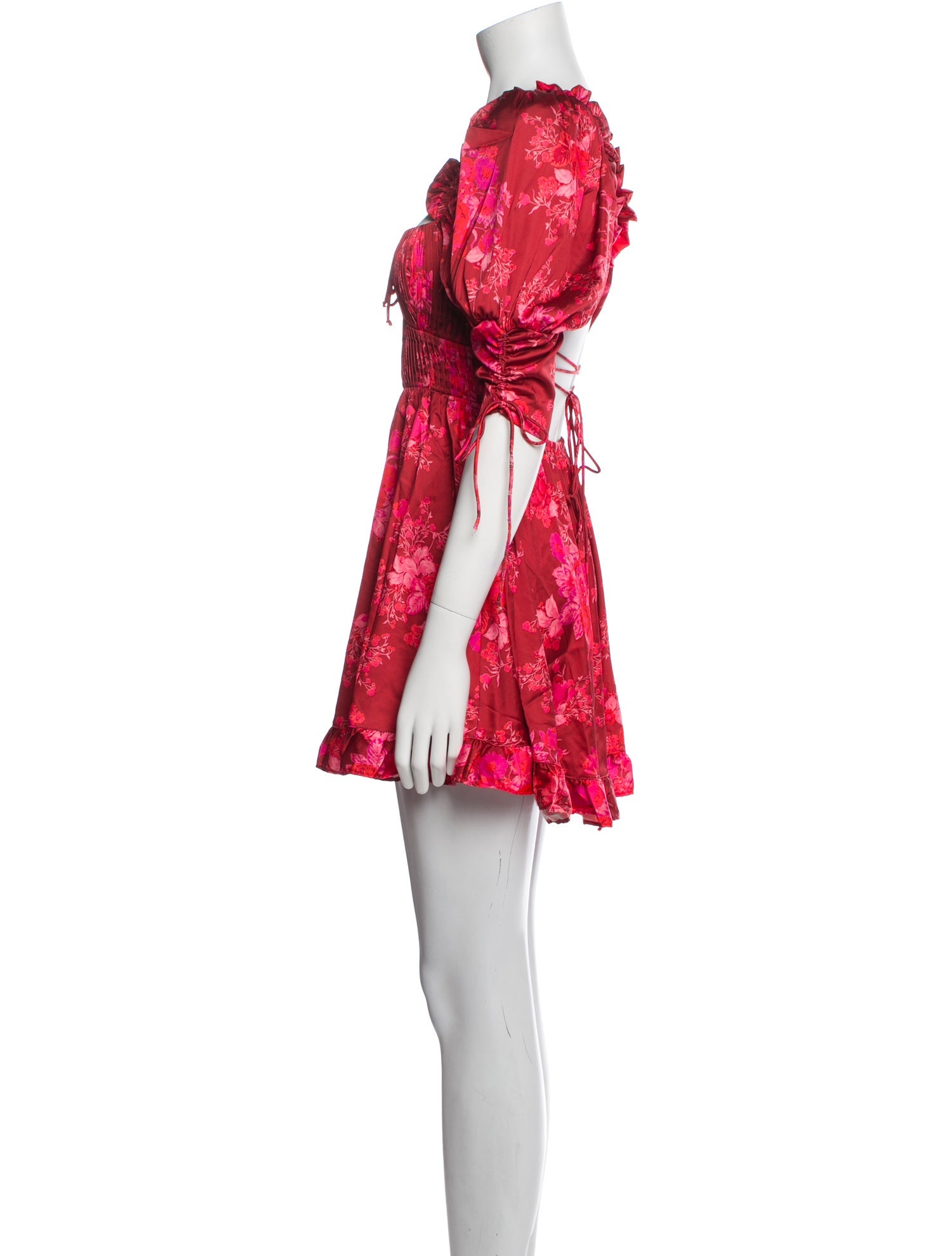 For Love & Lemons Floral Print Mini Dress w/ Tags