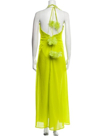 For Love & Lemons V-Neck Midi Length Dress